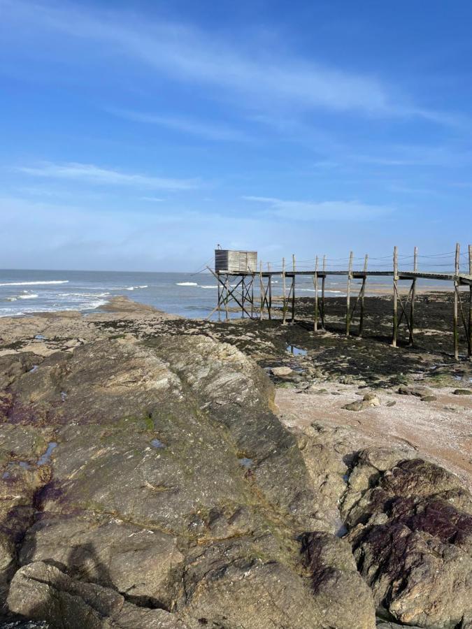 Appartement A 1 Pas De La Plage, Ambiance Boheme Naturel Préfailles Exterior foto